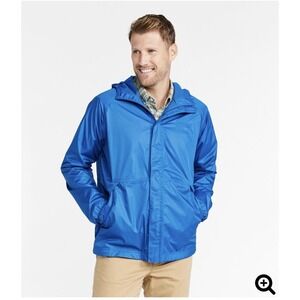 LL Bean Waterproof Windbreaker‎ Mens Size XL Tall Outdoor Hiking Jacket